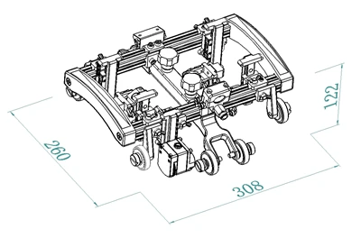 PAUT Manual Scanner (Chain Type)