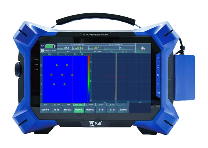 Ultraschall -Phased -Array -Detektor